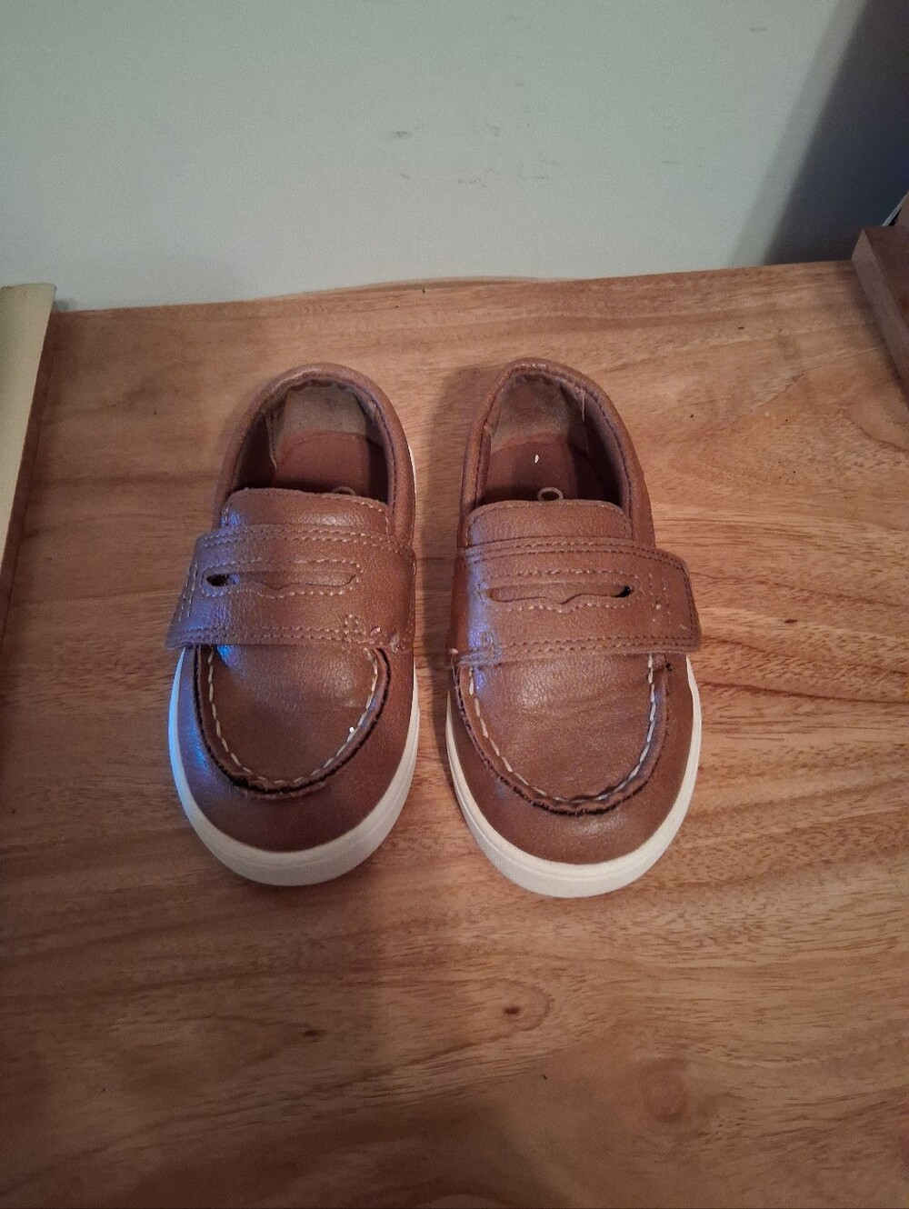 OshKosh B'gosh Toddler Brown Moccasin-Style Slip-Ons